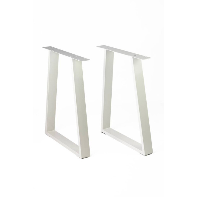 Set 2 bucăți picior masă alb, H710x580 mm, 73x7.5x3, mm  pentru mobilier modern