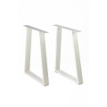 Set 2 bucăți picior masă alb, H710x580 mm, 73x7.5x3, mm  pentru mobilier modern