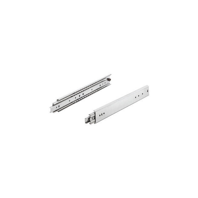 Glisiera cu bile Hafele, extensie totală, 700 mm, capacitate până la 230 kg, oțel galvanizat