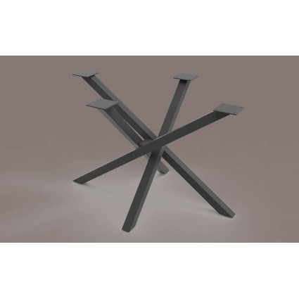 Picior Masă Octopus H710 mm Negru Kapsan – Bază Metalică Modernă pentru Restaurant, Cafenea și Birou