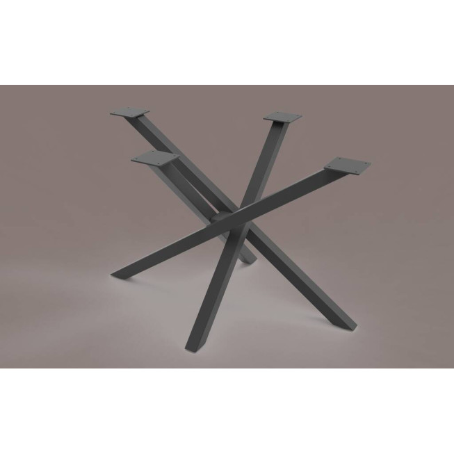 Picior Masă Octopus H710 mm Negru Kapsan – Bază Metalică Modernă pentru Restaurant, Cafenea și Birou