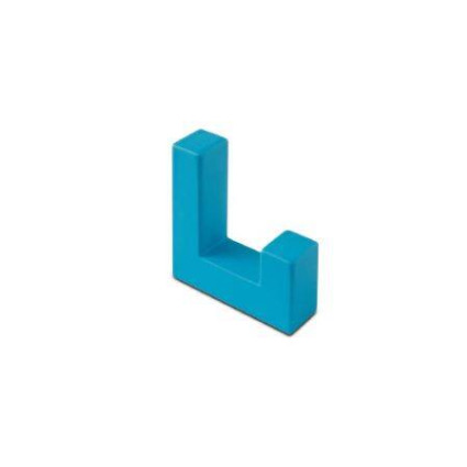 Agățătoare Cuier GTV K2201, Albastru Mat, 12x40 mm – Cuier Modern Tip L pentru Mobilier și Hol