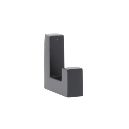 Cuier Modern GTV K2201, Negru Mat, 40x40 mm – Agățătoare Metalică Tip L pentru Mobilier și Hol