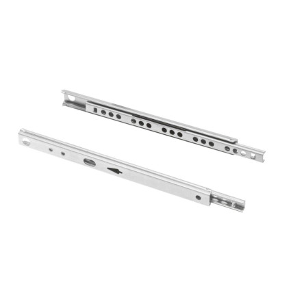 Glisiere Sertar GTV, 214 mm, H17, cu Bile din Oțel Zincat