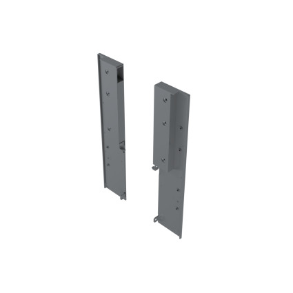 Conector front interior GTV AXIS PRO, H199  – prindere front sertar interior înalt din oțel antracit