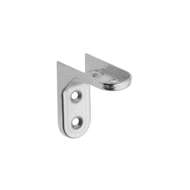 Colțar metalic ranforsat cromat 75x75x20 mm pentru mobilă, rafturi și construcții din lemn