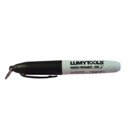 Mini Marker Permanent Negru LT09200 Lumytools pentru Metal, Lemn și Plastic