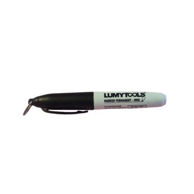Mini Marker Permanent Negru LT09200 Lumytools pentru Metal, Lemn și Plastic