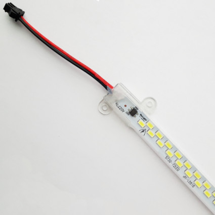 Banda LED rigidă 3W, 210lm, 300x14 mm, 6500K, IP65, 5730 – lumină rece, 220V, iluminat interior și exterior