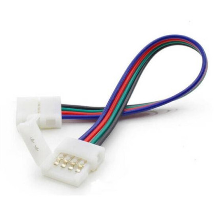 Clema cablu – clema conector bandă LED RGB, conectare rapidă fără lipire, compatibil 12V