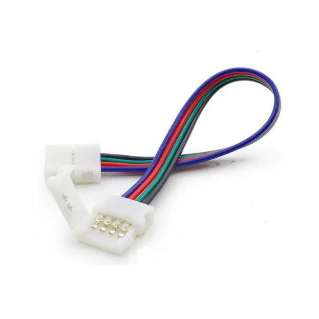 Clema cablu – clema conector bandă LED RGB, conectare rapidă fără lipire, compatibil 12V