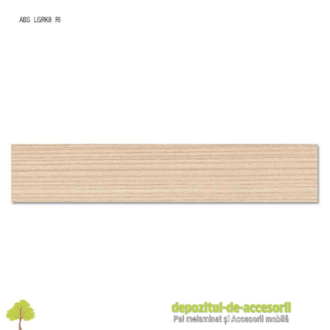 Cant ABS Frasin Lyon nisip 22mm x 0,4mm Compatibil Pal Melaminat Frasin Lyon nisip Egger H1298 ST22