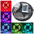 Kit bandă LED RGBW cu telecomandă, set complet iluminat 12V, control culori, efecte și lumină albă