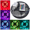 Kit bandă LED RGB 12V, 60 LED/m, 10W/m, telecomandă + WiFi, iluminat decorativ inteligent