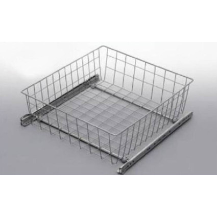 Coș de rufe Hafele extractibil pentru dulap, 523×475×200 mm, metalic, montaj în mobilier