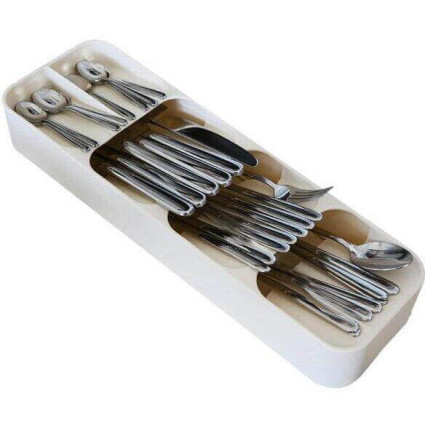 Organizator pentru tacâmuri UZ9005228, 39×11,2×5,2 cm, pentru sertar de bucătărie