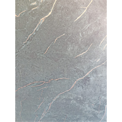 Blat mobilier Stone Copper Grey – Decor Piatră verde cu Venaturi Cupru, 38x800x4200