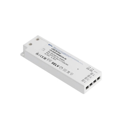 Sursă de alimentare LED GTV Easy Click, 24V, 100W, Slim, IP20, Mini AMP – LD-ZAS100WEC24-30