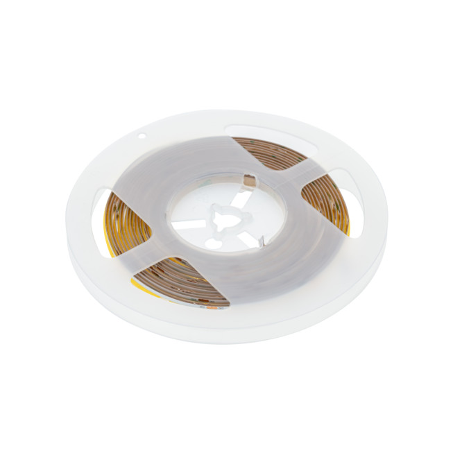 Bandă LED COB GTV ,12V, 5metri, 11W/m, 480 LED/m, lumină caldă IP20 – LD-COB12V-20-CBPQ