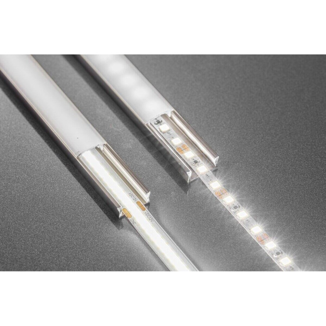 Bandă LED COB GTV ,12V, 5metri, 11W/m, 480 LED/m, lumină caldă IP20 – LD-COB12V-20-CBPQ