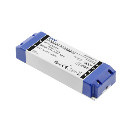 Sursă de alimentare LED GTV PRO+, 24V, 150W, IP20, pentru bandă LED – LD-ZAS24PROPLUS150W-30