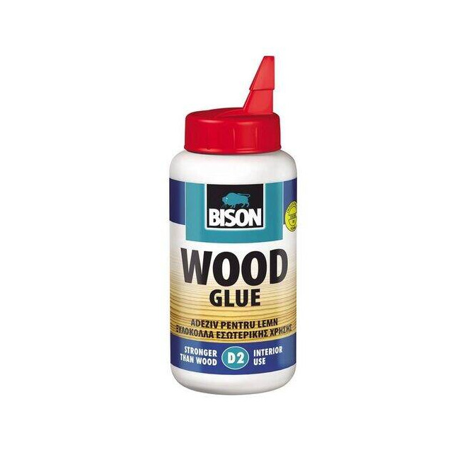 Adeziv pentru lemn Bison Wood Glue D2 750 g – adeziv profesional pentru lipirea lemnului la interior
