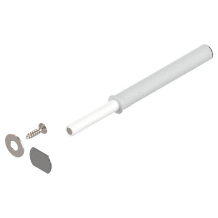 TIP-ON Blum 956A1004 pentru uși – mecanism Push to Open lung cu magnet, alb mătase
