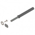 TIP-ON Blum 956A1004 pentru uși – mecanism Push to Open lung cu magnet, gri platină