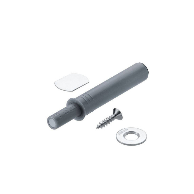 TIP-ON Blum 956.1004 pentru uși – mecanism Push to Open scurt cu magnet, gri platină