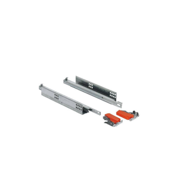 Glisieră Blum TANDEM TIP-ON 250 mm, Extensie totală, 30 kg, pentru PAL 17-19 mm, 560F2500T