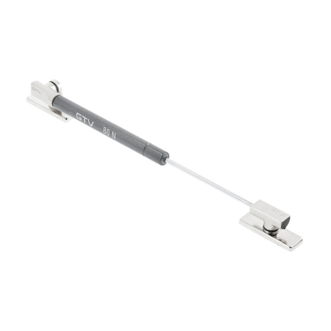 Piston cu gaz GTV Neo, FI12, 80N, antracit, pentru uși rabatabile de mobilier