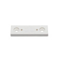 Set 50 x Alunecători dreptunghiulari albi, 53x19 mm, din plastic, pentru mobilier