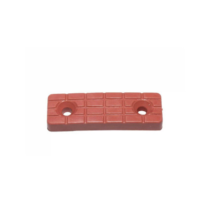Set 50 x Alunecători dreptunghiulari cires, 53x19 mm, din plastic, pentru mobilier