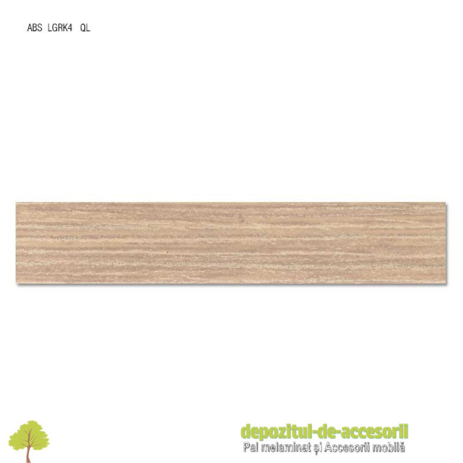 Cant ABS Stejar Bardolino natur 22mm x 0,4mm. Compatibil cu PAL Melaminat Stejar Bardolino natur H1145 ST10 Egger