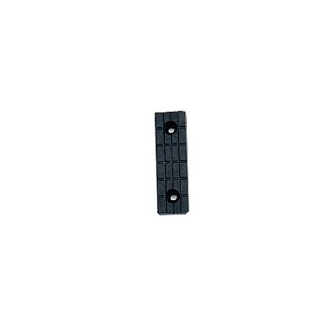 Set 50 x Alunecători dreptunghiulari negri, 53x19 mm, din plastic, pentru mobilier