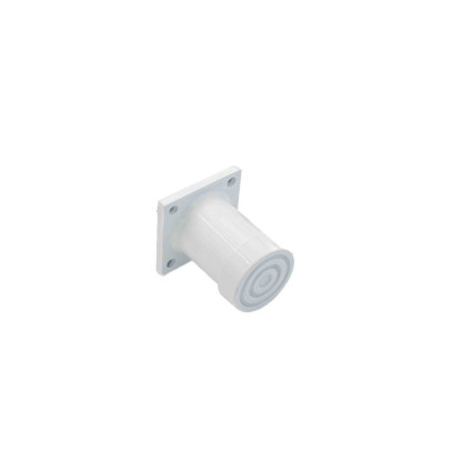 Picior mobilier Sedef, H80, alb, reglabil