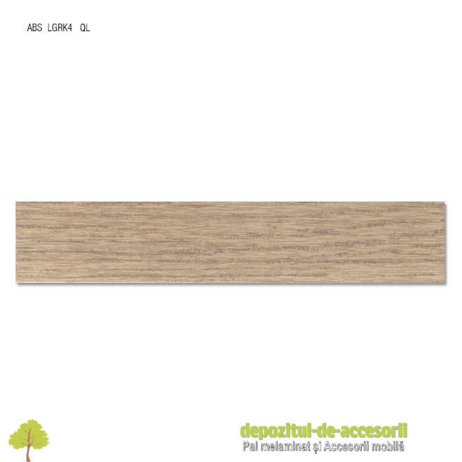 Cant ABS Stejar Bardolino gri 22mm x 0,4mm. Compatibil cu PAL Stejar Bardolino gri H1146 ST10 Egger