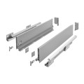 Sertar GTV AXIS PRO Push to Open, H120 L300, antracit, extensie totală