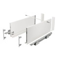 Sertar GTV AXIS PRO Push to Open, H200 L300, alb, extensie totală