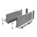 Sertar GTV AXIS PRO Push to Open, H200 L450, antracit, extensie totală