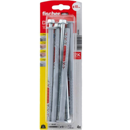 Set 4 dibluri Fischer DuoXpand FUS, 10x160 mm, cu suruburi