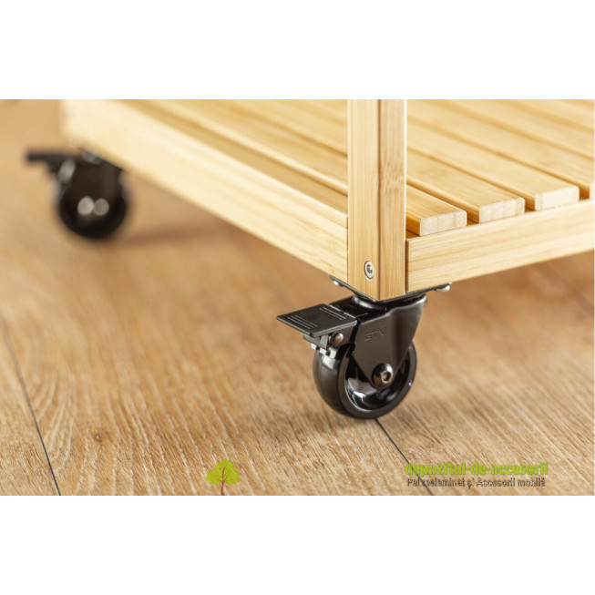 Rotila CALIBRO h64mm D50mm cu frana, neagra