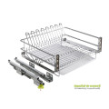Scurgantor sertar MOVIX 600mm, soft-close, prindere frontala, cromat
