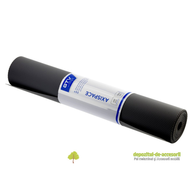 Covoras anti-alunecare pentru sertare,negru, latime 480mm-lungime 5000mm