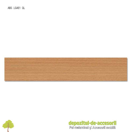 Cant ABS Fag aburit 22mm x 0,4mm Compatibil cu PAL Melaminat Fag aburit H1586 ST15 Egger