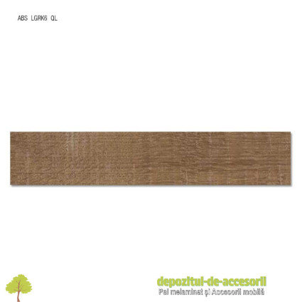 Cant ABS Nuc Dijon natur 22mm x 0,4mm Compatibil cu PAL Melaminat Stejar autentic maro H1151 Egger