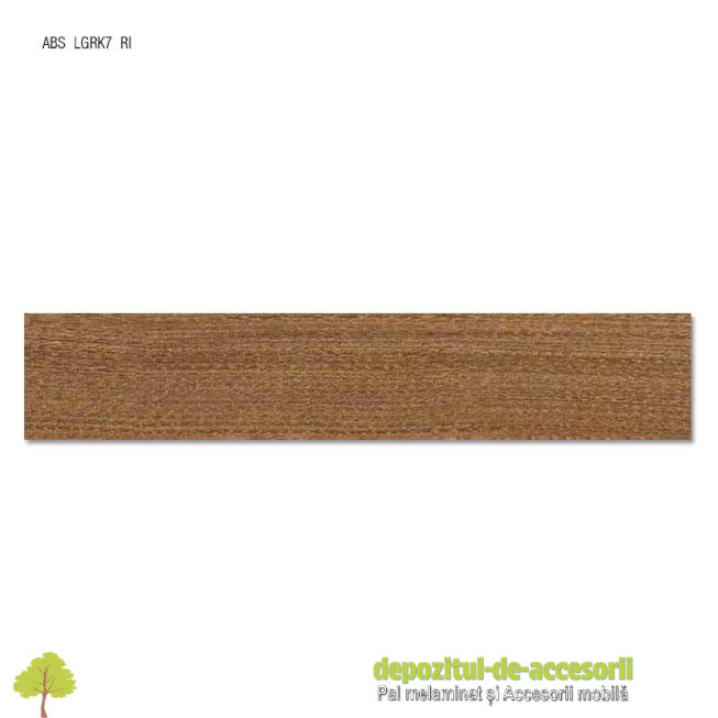 Cant ABS Frasin Cassino maro 22mm x 0,4mm. Compatibil cu PAL Melaminat Frasin Cassino maro H1215 Egger