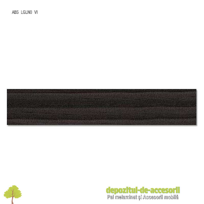 Cant ABS Negru Hacienda 22mm x 0,4mm Compatibil cu Pal Melaminat Negru Hacienda H3081 ST22 Egger