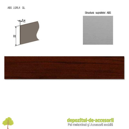 Cant ABS Mahon Sierra 22mm x 0,4mm Compatibil cu PAL Melaminat Mahon Sierra H3080 ST15 Egger