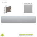 Cant ABS Aluminiu periat 22mm x 0,6mm